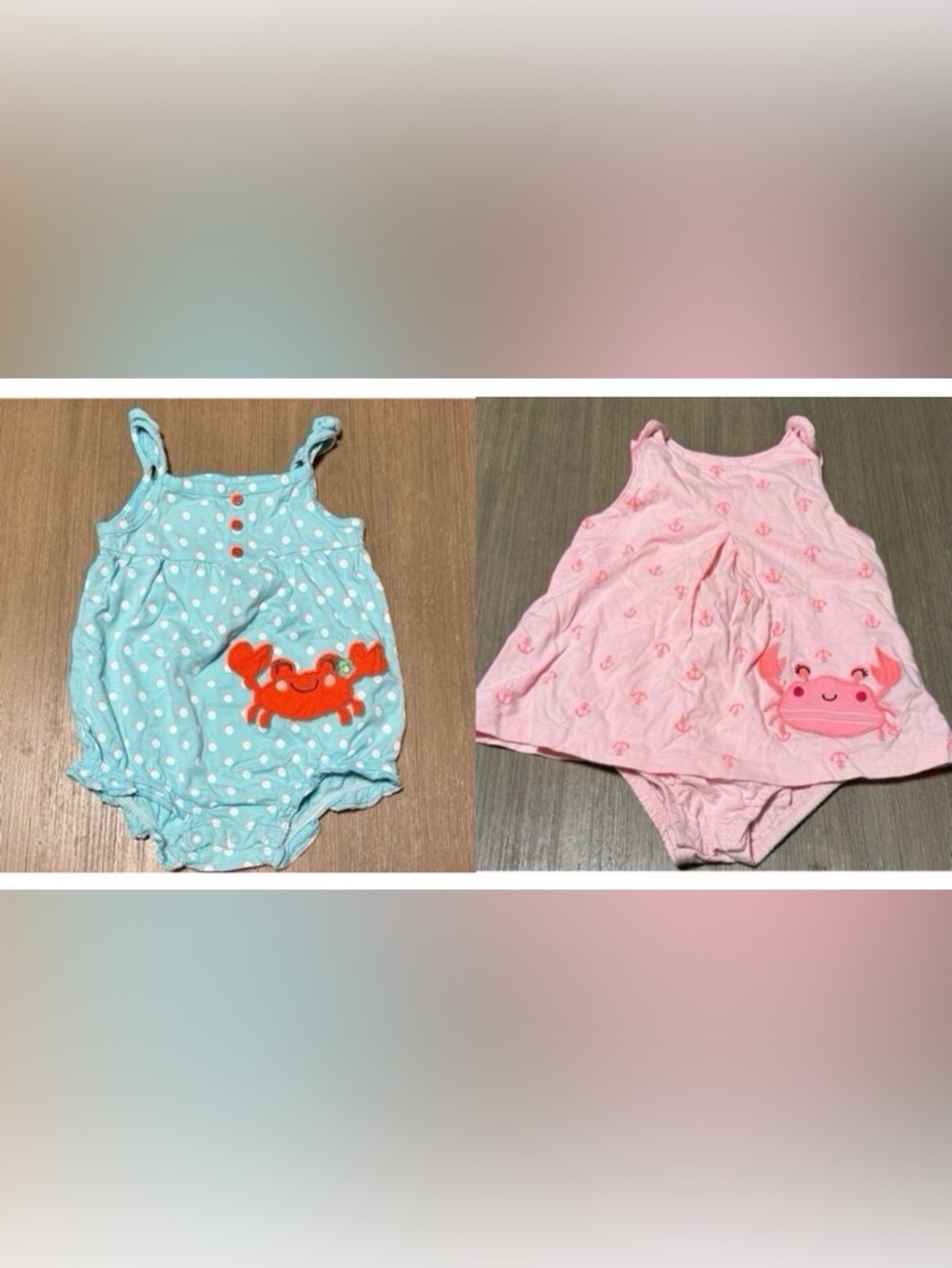 Crab Romper Bundle